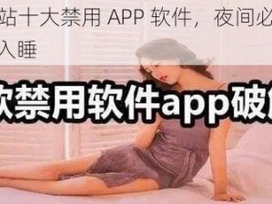 夜里 B 站十大禁用 APP 软件，夜间必备，让你安心入睡