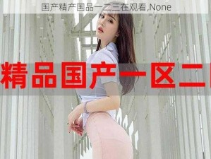 国产精产国品一二三在观看,None