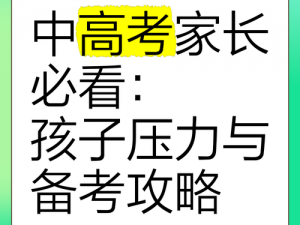 考试有压力满足儿子的性要求【考试有压力的情况下，是否可以满足儿子的性要求？这是一个值得深思的问题】