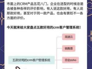 国内外十大免费 CRM，提升销售管理效率