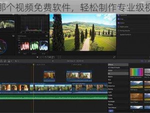 做那个视频免费软件，轻松制作专业级视频