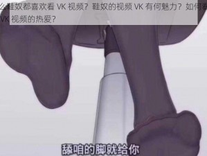 为什么鞋奴都喜欢看 VK 视频？鞋奴的视频 VK 有何魅力？如何看待鞋奴对 VK 视频的热爱？