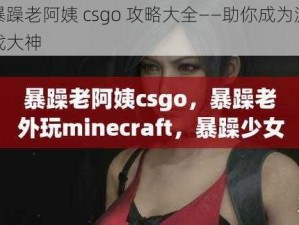 暴躁老阿姨 csgo 攻略大全——助你成为游戏大神