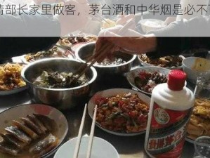 夫妻请部长家里做客，茅台酒和中华烟是必不可少的选择