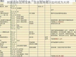 刺激战场运用宝典：实战指南揭示如何成为大师