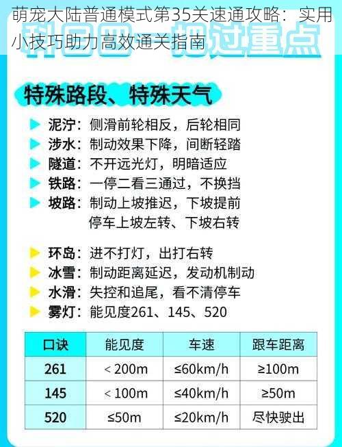 萌宠大陆普通模式第35关速通攻略：实用小技巧助力高效通关指南