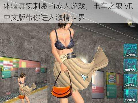 体验真实刺激的成人游戏，电车之狼 VR 中文版带你进入激情世界