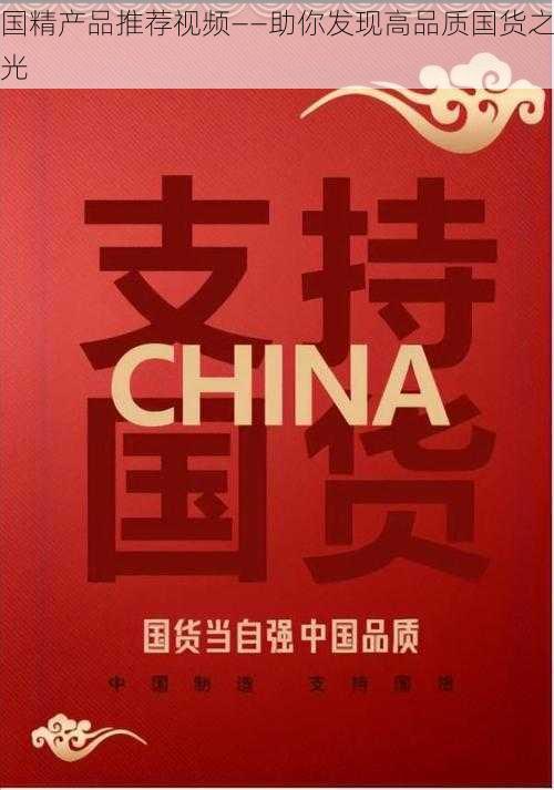 国精产品推荐视频——助你发现高品质国货之光