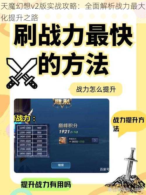 天魔幻想v2版实战攻略：全面解析战力最大化提升之路