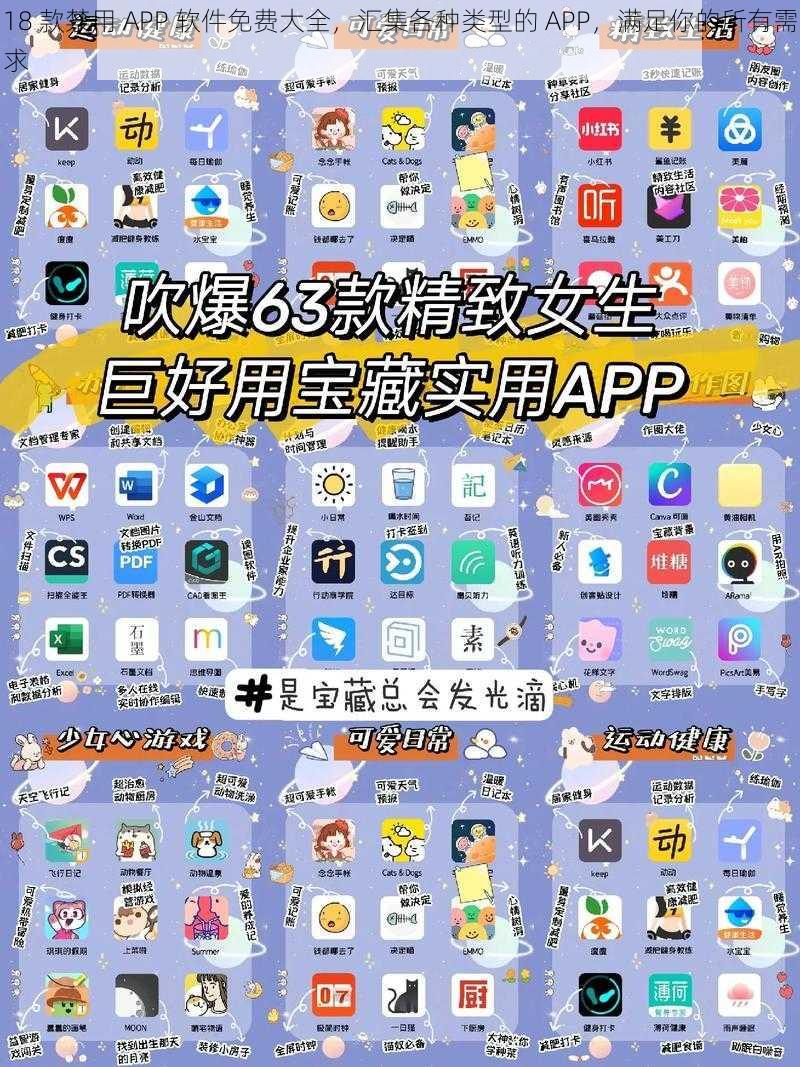 18 款禁用 APP 软件免费大全，汇集各种类型的 APP，满足你的所有需求