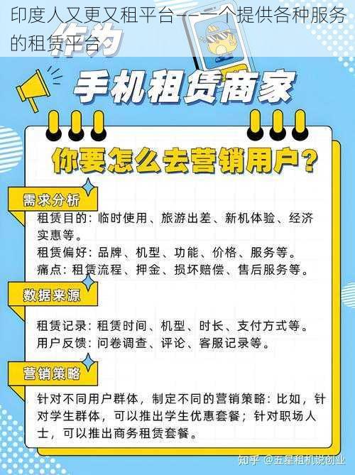 印度人又更又租平台——一个提供各种服务的租赁平台