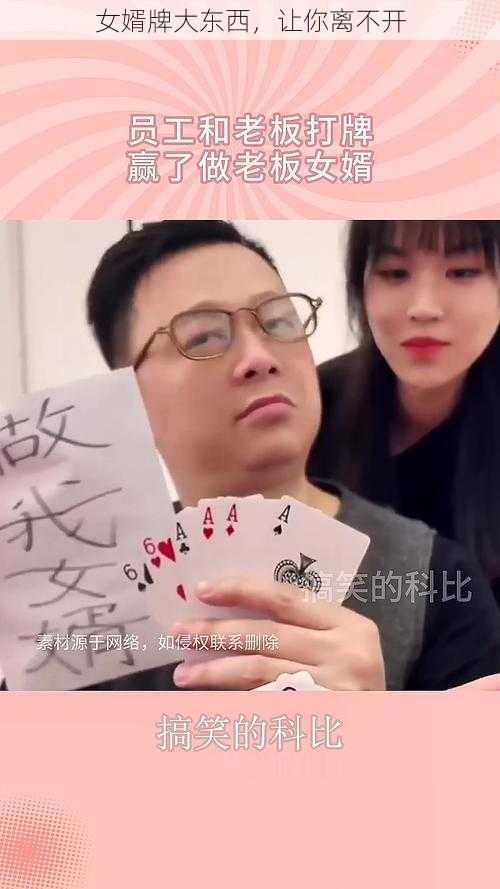 女婿牌大东西，让你离不开