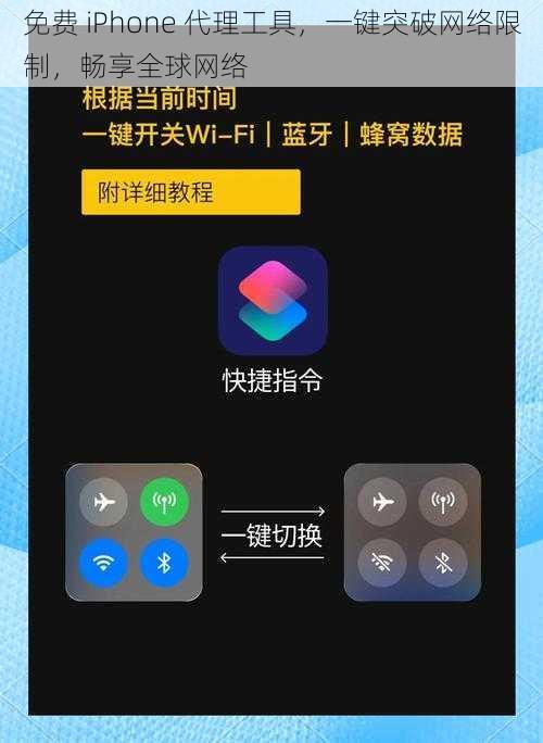 免费 iPhone 代理工具，一键突破网络限制，畅享全球网络