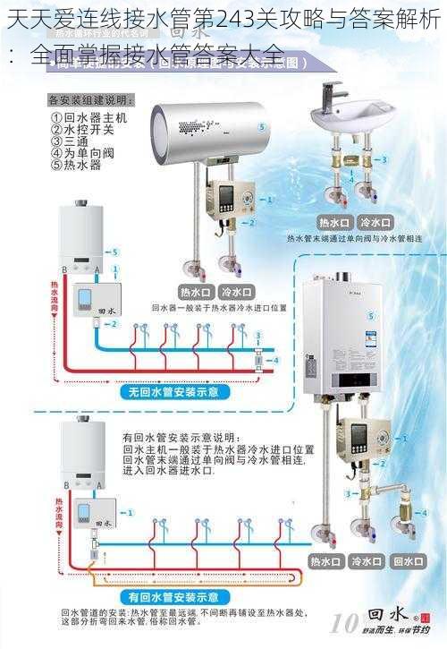 天天爱连线接水管第243关攻略与答案解析：全面掌握接水管答案大全