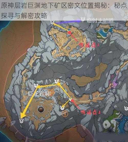 原神层岩巨渊地下矿区密文位置揭秘：秘点探寻与解密攻略