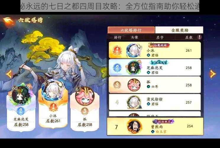 揭秘永远的七日之都四周目攻略：全方位指南助你轻松通关