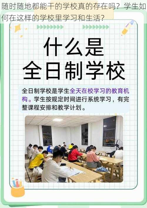 随时随地都能干的学校真的存在吗？学生如何在这样的学校里学习和生活？