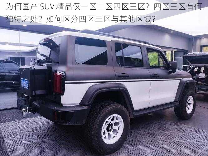 为何国产 SUV 精品仅一区二区四区三区？四区三区有何独特之处？如何区分四区三区与其他区域？