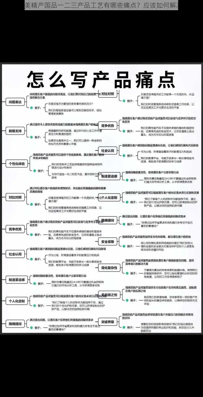 欧美精产国品一二三产品工艺有哪些痛点？应该如何解决？