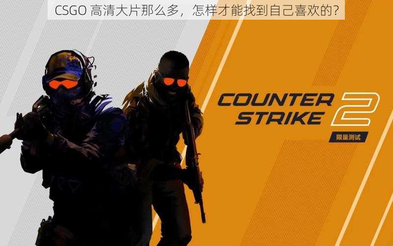 CSGO 高清大片那么多，怎样才能找到自己喜欢的？