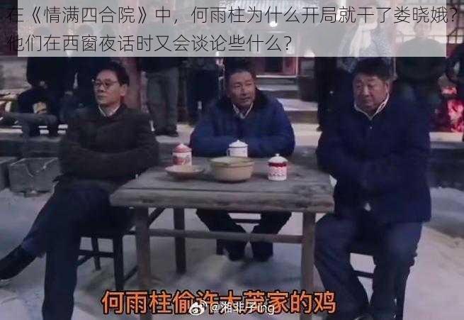 在《情满四合院》中，何雨柱为什么开局就干了娄晓娥？他们在西窗夜话时又会谈论些什么？