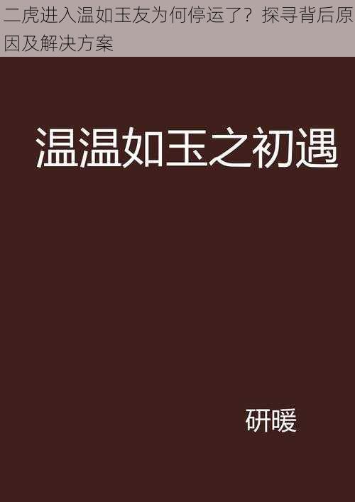 二虎进入温如玉友为何停运了？探寻背后原因及解决方案