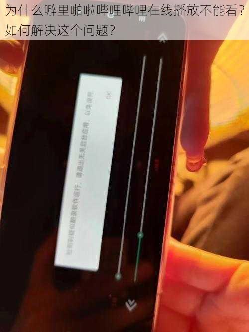 为什么噼里啪啦哔哩哔哩在线播放不能看？如何解决这个问题？