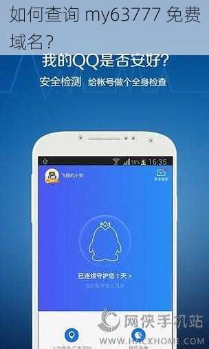 如何查询 my63777 免费域名？