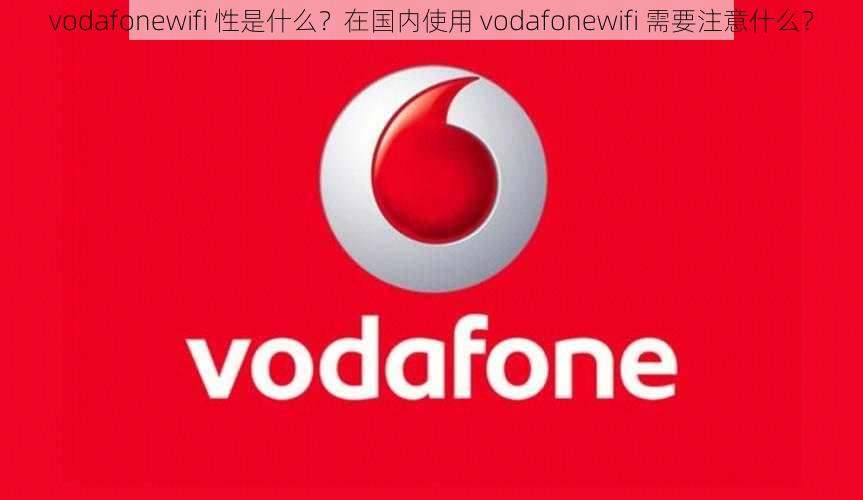 vodafonewifi 性是什么？在国内使用 vodafonewifi 需要注意什么？